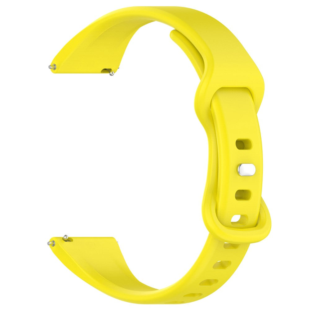 Superflot Silikone Universal Rem passer til Smartwatch - Gul#serie_6