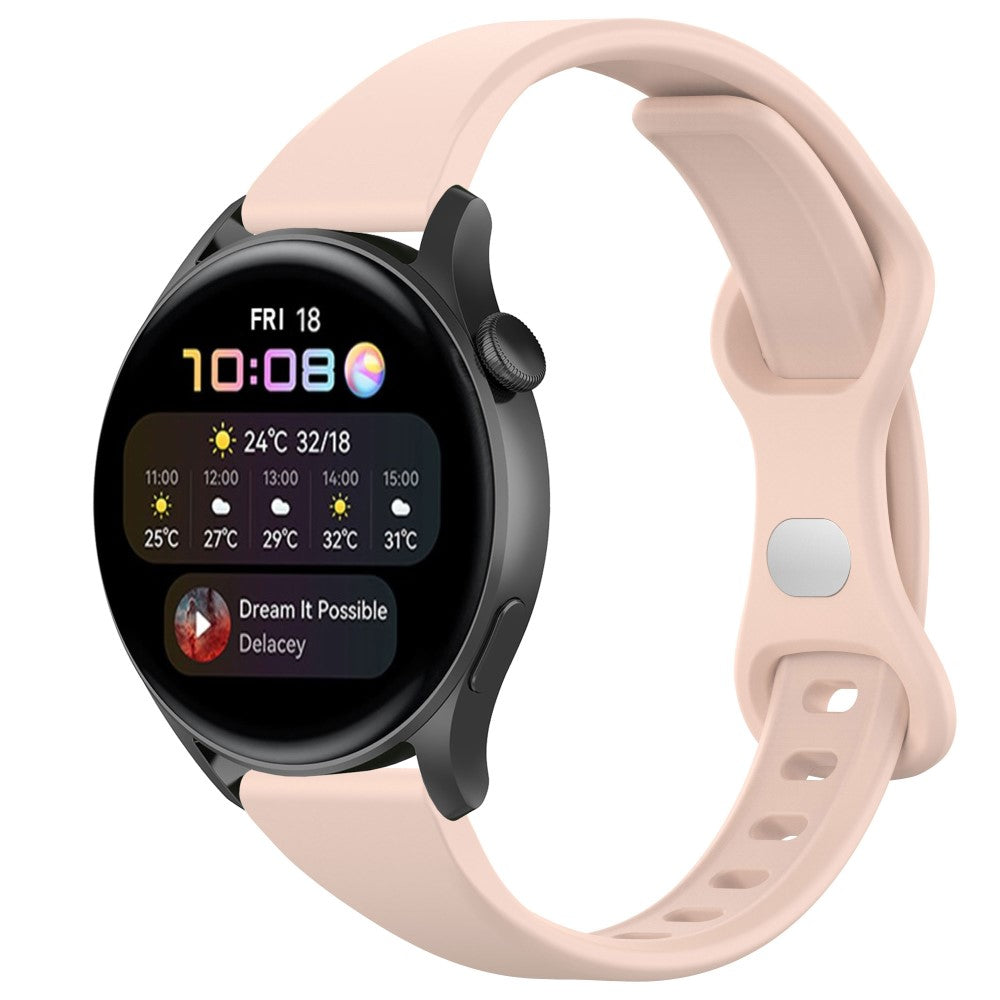 Superflot Silikone Universal Rem passer til Smartwatch - Pink#serie_8