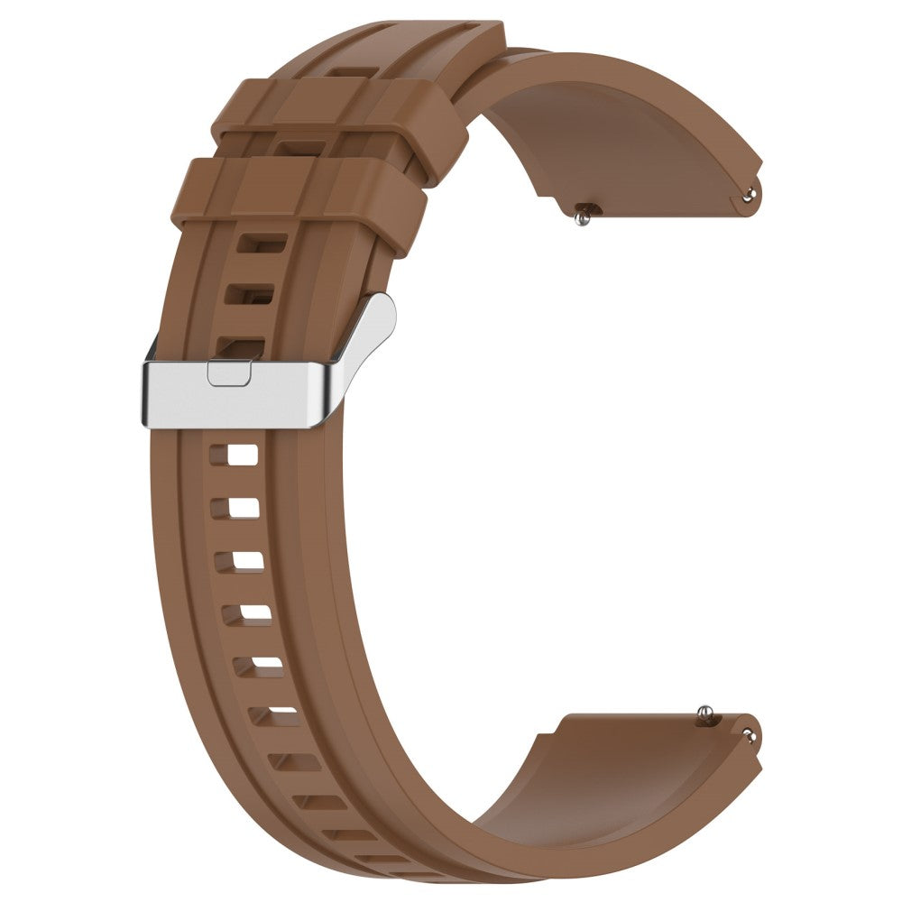 Meget Nydelig Silikone Universal Rem passer til Smartwatch - Brun#serie_10