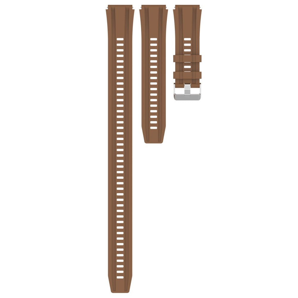 Meget Nydelig Silikone Universal Rem passer til Smartwatch - Brun#serie_10