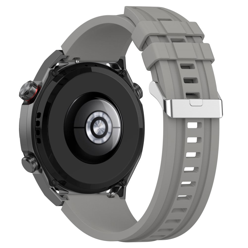 Meget Nydelig Silikone Universal Rem passer til Smartwatch - Sølv#serie_3