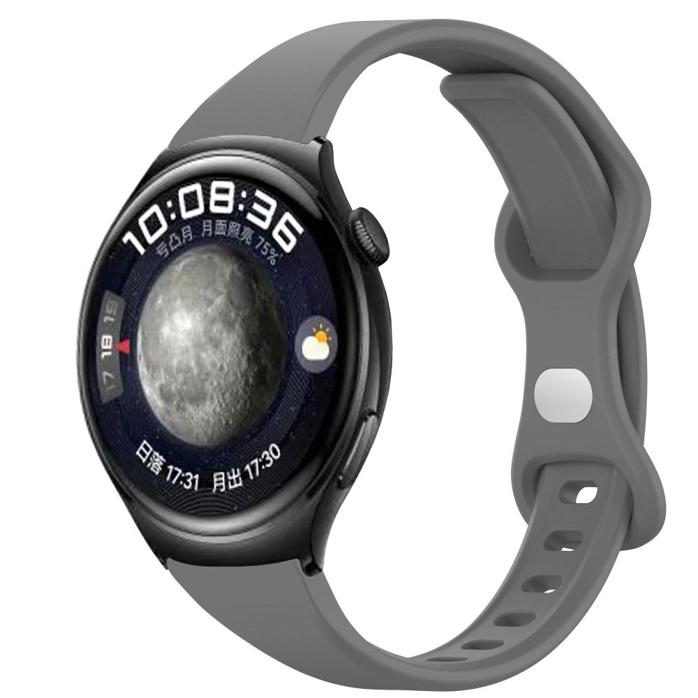 Komfortabel Silikone Universal Rem passer til Smartwatch - Sølv#serie_3