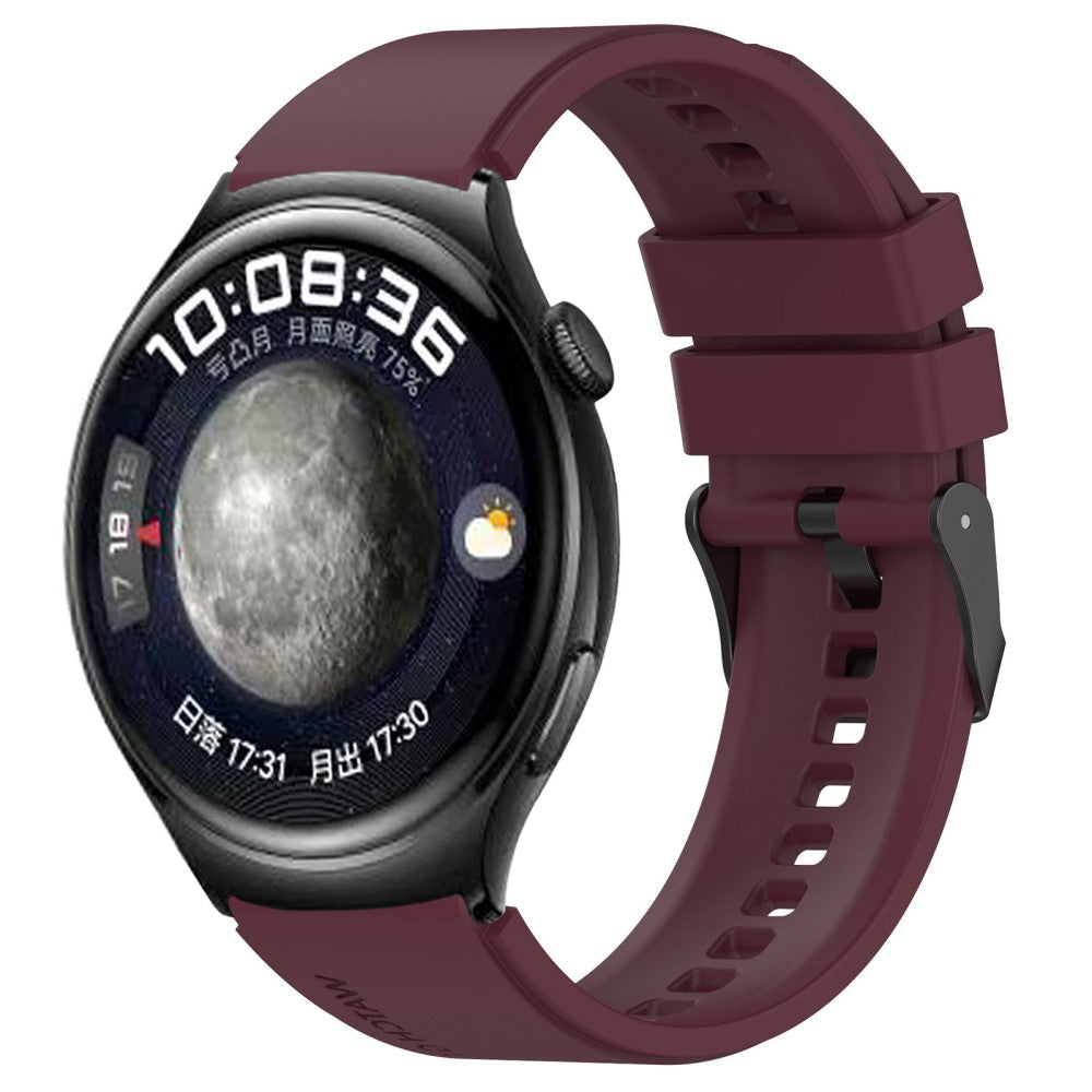 Vildt Sejt Silikone Universal Rem passer til Smartwatch - Rød#serie_1