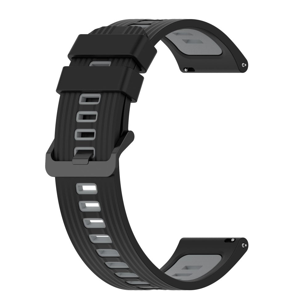 Smuk Metal Og Silikone Universal Rem passer til Smartwatch - Sølv#serie_7