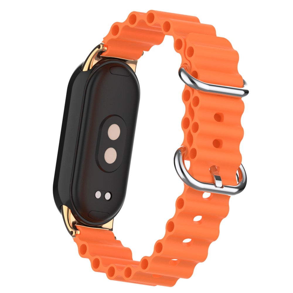 Flot Silikone Cover passer til Xiaomi Smart Band 8 - Orange#serie_14