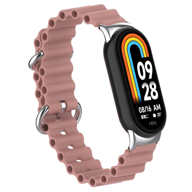 Flot Silikone Cover passer til Xiaomi Smart Band 8 - Pink#serie_4