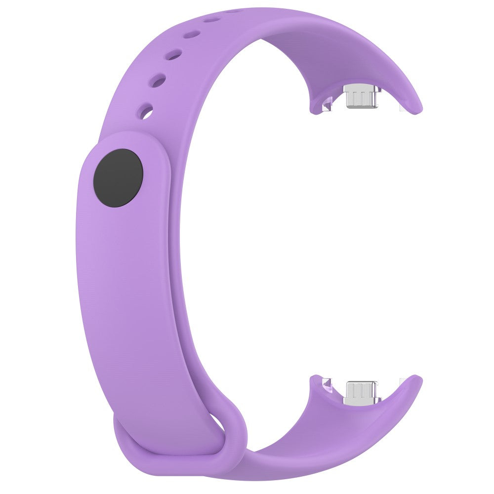 Mega Flot Silikone Rem passer til Xiaomi Smart Band 8 - Lilla#serie_14