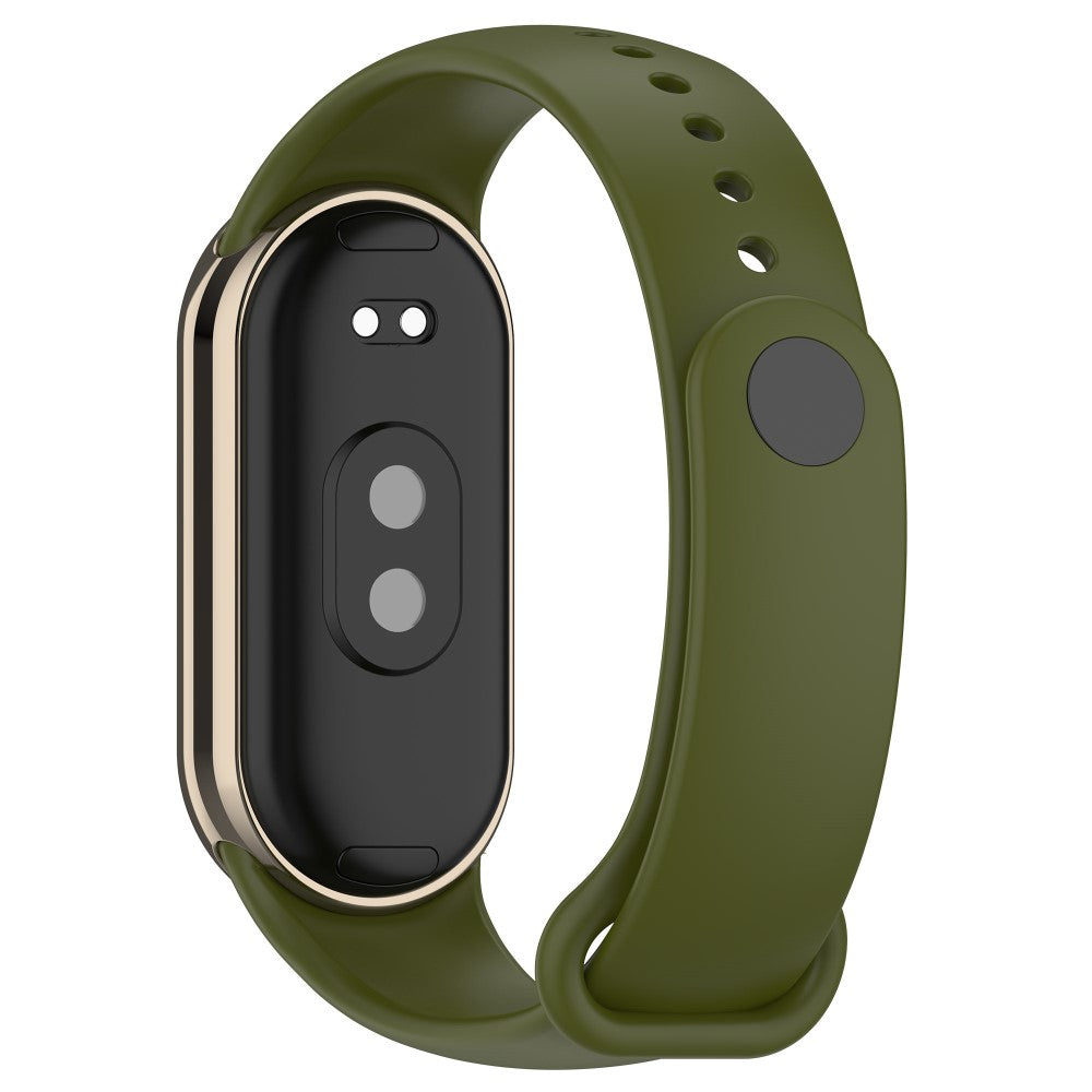 Mega Flot Silikone Rem passer til Xiaomi Smart Band 8 - Grøn#serie_8