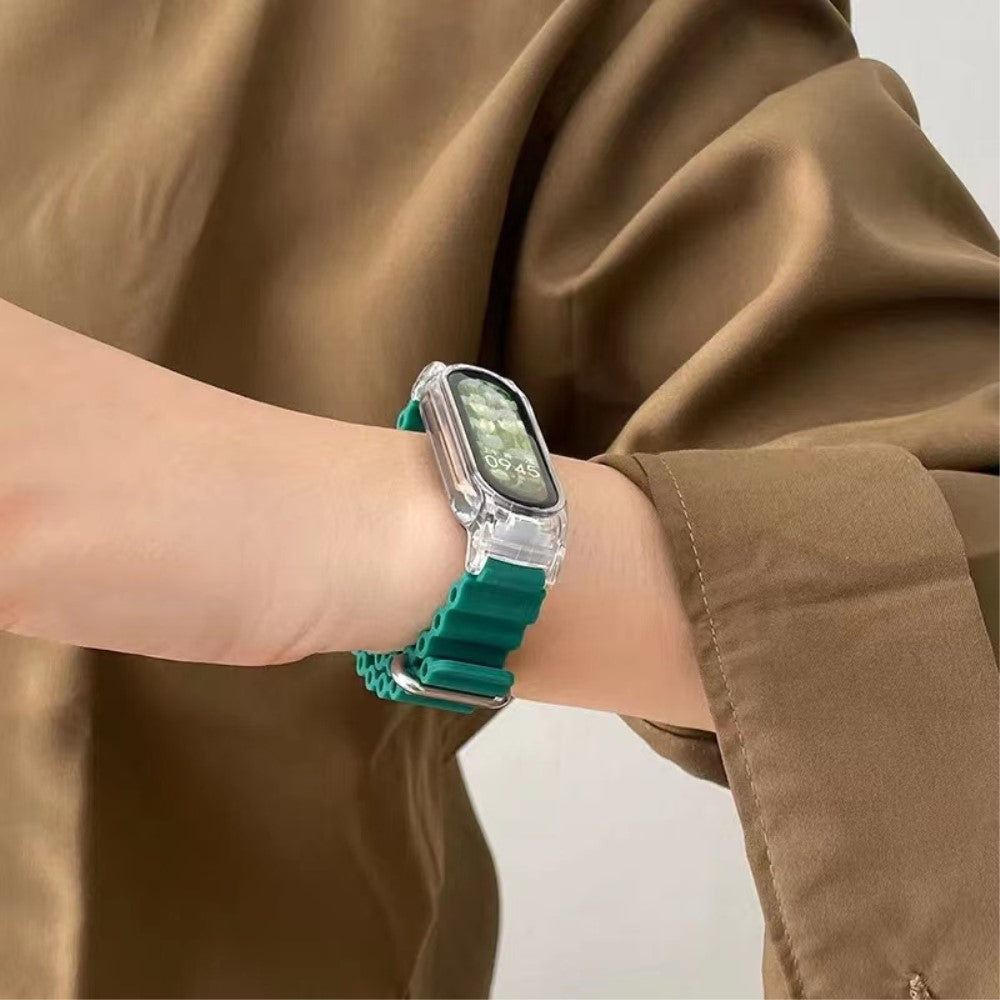 Eminent Silikone Rem passer til Xiaomi Smart Band 8 - Brun#serie_10