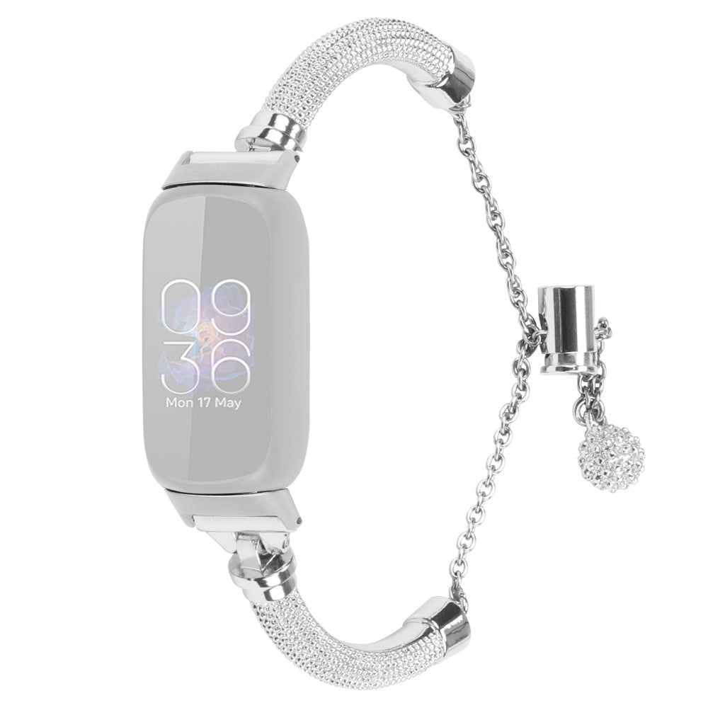 Fed Metal Universal Rem passer til Fitbit Inspire 1 / Fitbit Inspire 2 - Sølv#serie_4