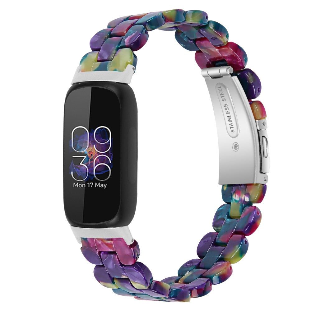 Mega Nydelig Plastik Rem passer til Fitbit Inspire 3 - Flerfarvet#serie_14