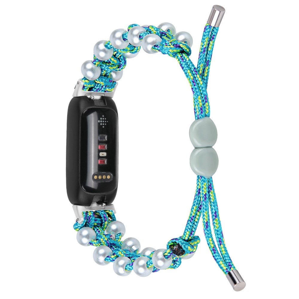 Meget Komfortabel Metal Rem passer til Fitbit Inspire 3 - Blå#serie_6