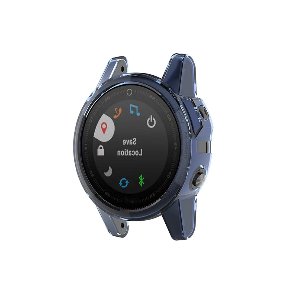Super Fed Silikone Cover til Garmin Fenix 5S / Garmin Fenix 5S Plus - Blå#serie_1