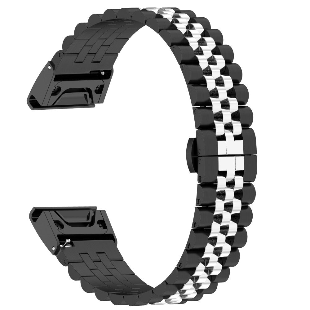 Mega Fantastisk Metal Universal Rem passer til Garmin Smartwatch - Sølv#serie_3