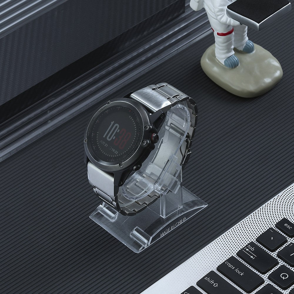 Mega Fed Metal Universal Rem passer til Smartwatch - Sølv#serie_1