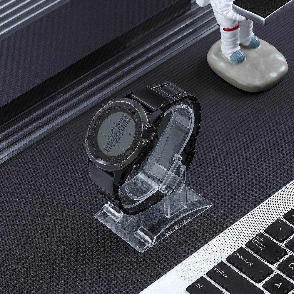 Mega Fed Metal Universal Rem passer til Smartwatch - Sort#serie_2