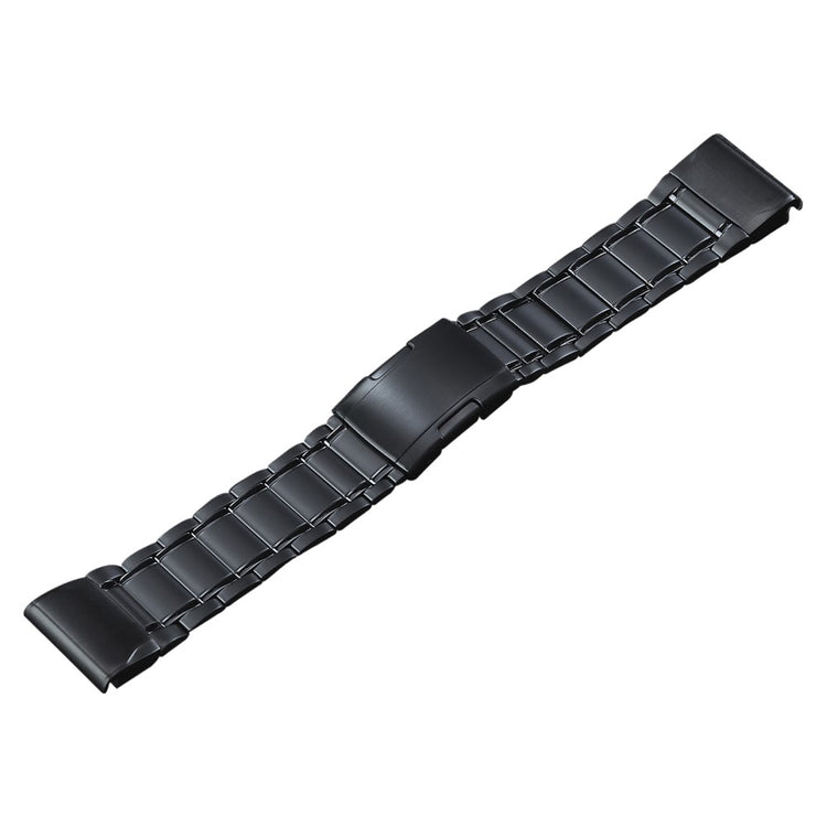 Mega Fed Metal Universal Rem passer til Smartwatch - Sort#serie_2