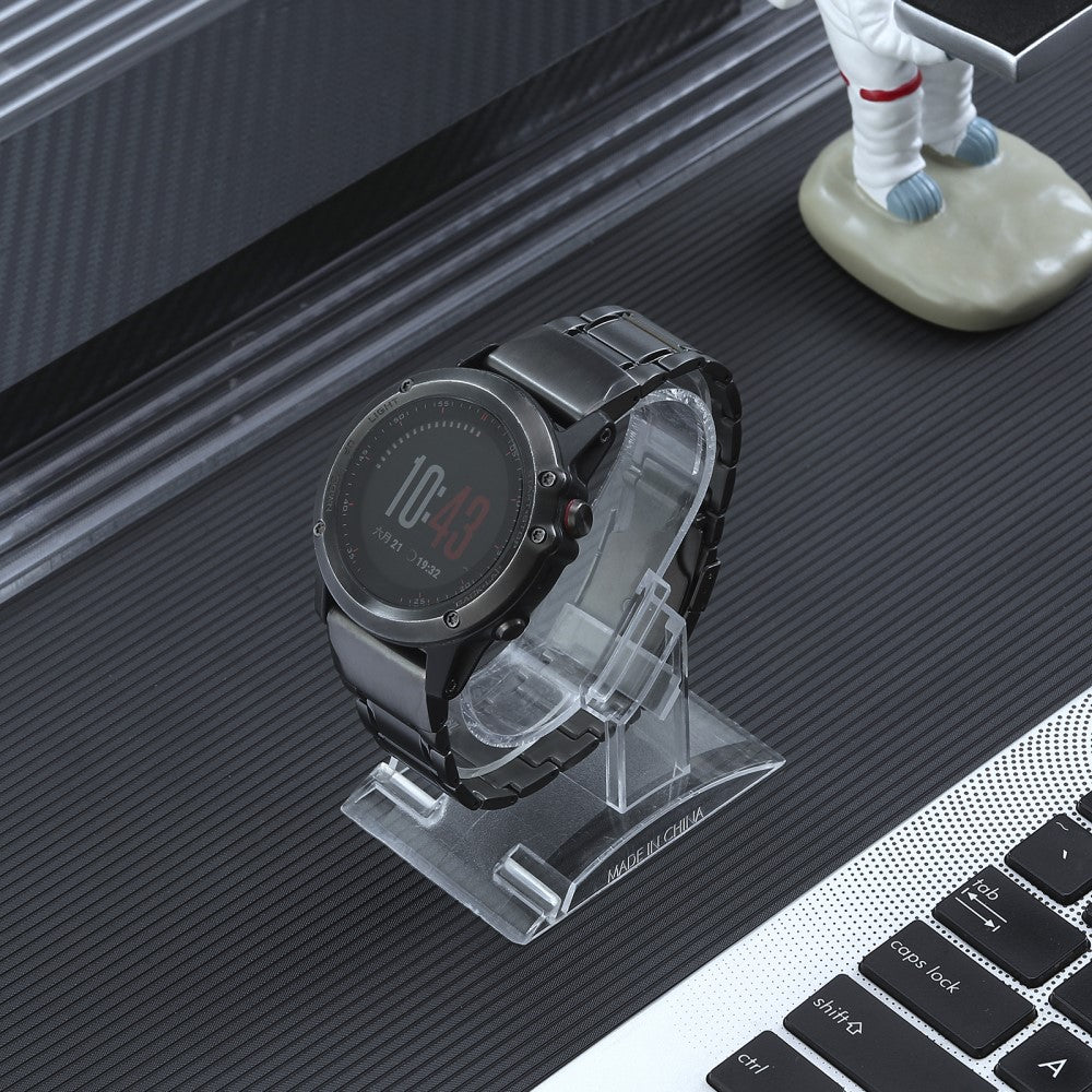 Mega Fed Metal Universal Rem passer til Smartwatch - Sølv#serie_3