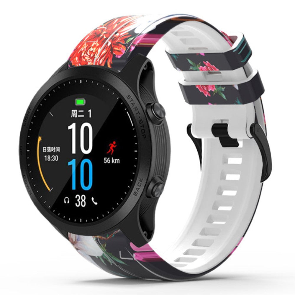 Mega Pænt Silikone Universal Rem passer til Smartwatch - Rød#serie_9