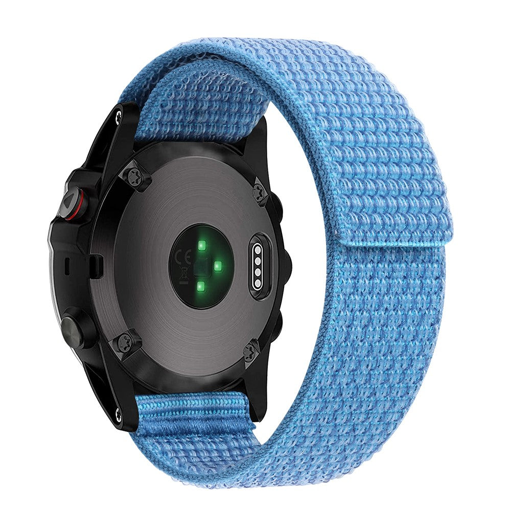 Superflot Nylon Universal Rem passer til Smartwatch - Blå#serie_2