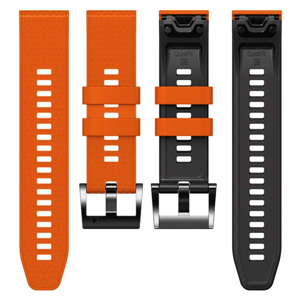 Super Fint Silikone Universal Rem passer til Smartwatch - Orange#serie_4