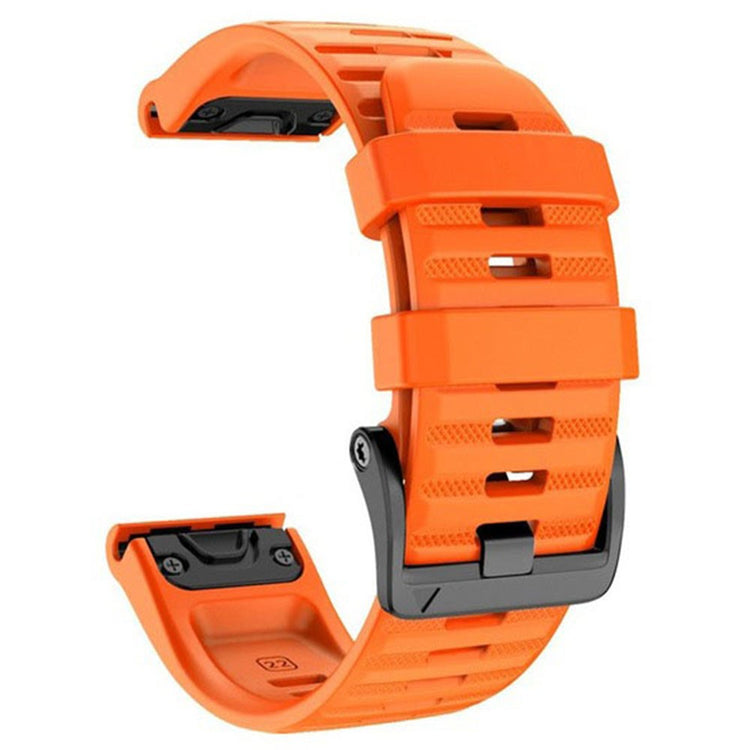 Helt Vildt Godt Metal Og Silikone Universal Rem passer til Smartwatch - Orange#serie_3