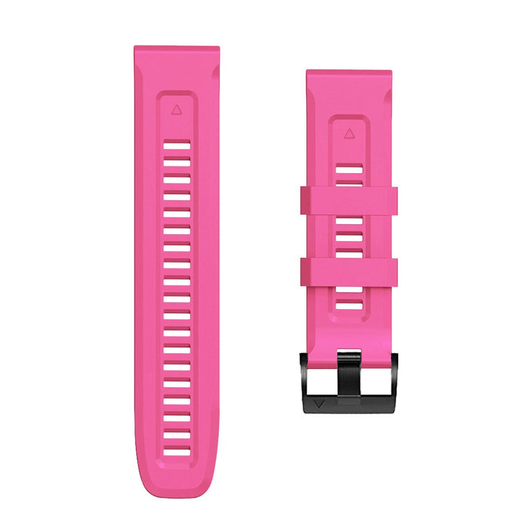 Super Holdbart Silikone Universal Rem passer til Smartwatch - Pink#serie_5