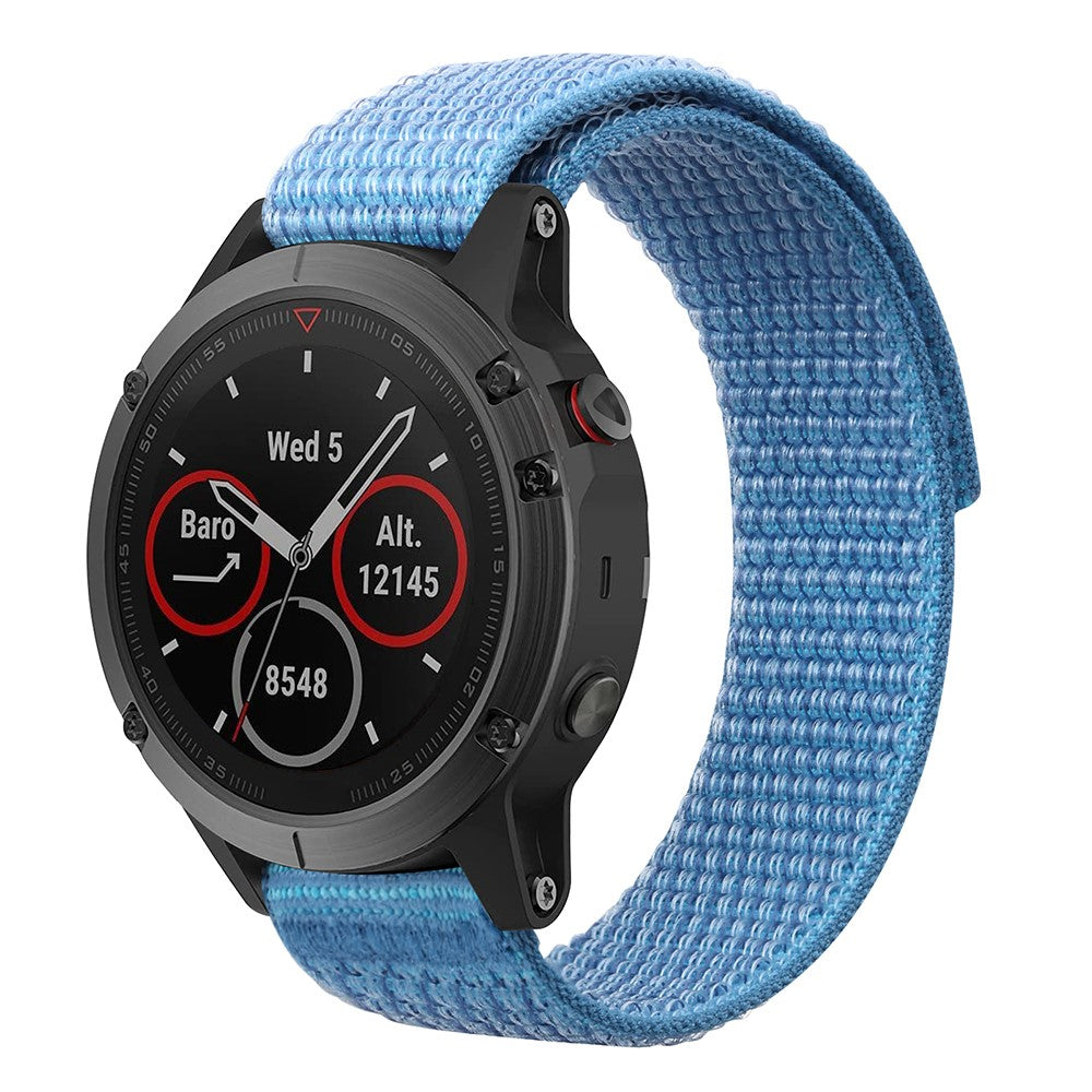 Vildt Sejt Nylon Universal Rem passer til Smartwatch - Blå#serie_1