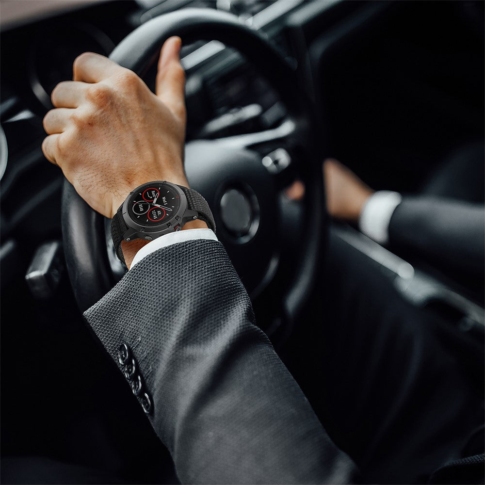 Vildt Sejt Nylon Universal Rem passer til Smartwatch - Lilla#serie_2