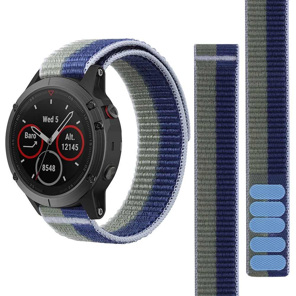 Vildt Sejt Nylon Universal Rem passer til Smartwatch - Flerfarvet#serie_3