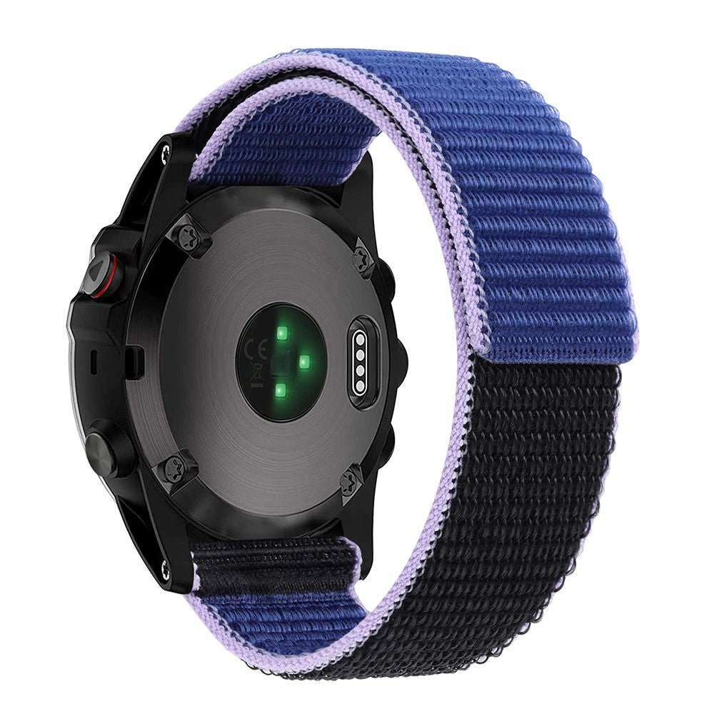 Vildt Sejt Nylon Universal Rem passer til Smartwatch - Blå#serie_4