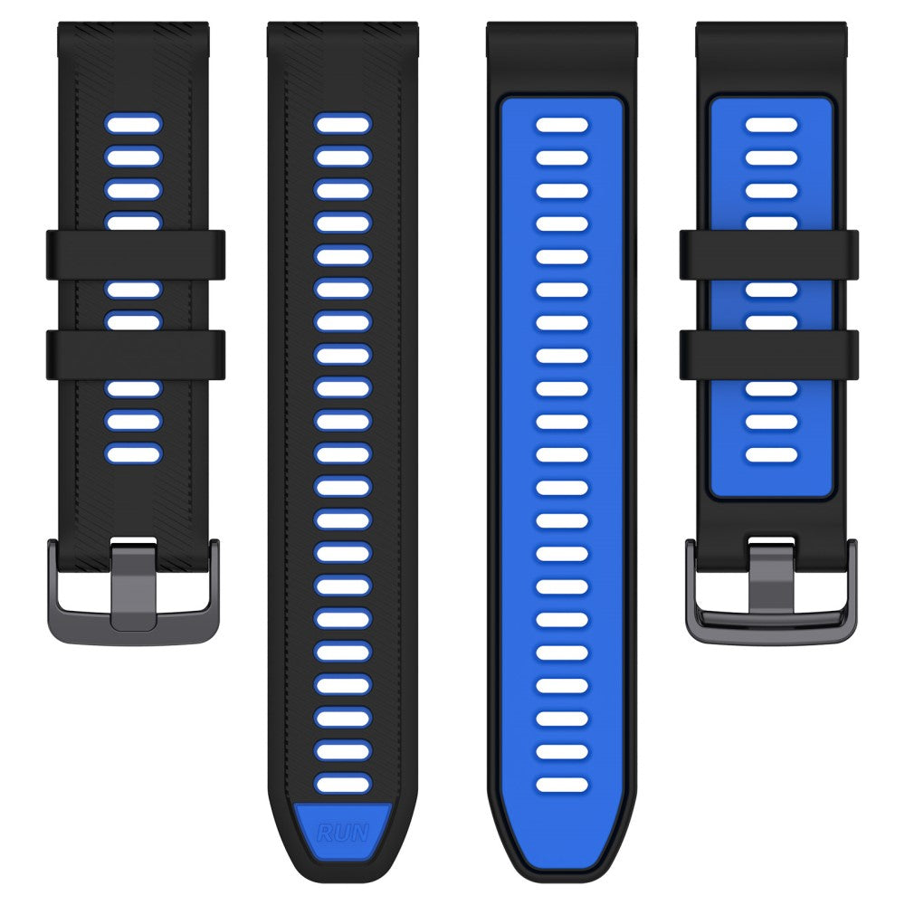 Super Slidstærk Silikone Universal Rem passer til Smartwatch - Blå#serie_4