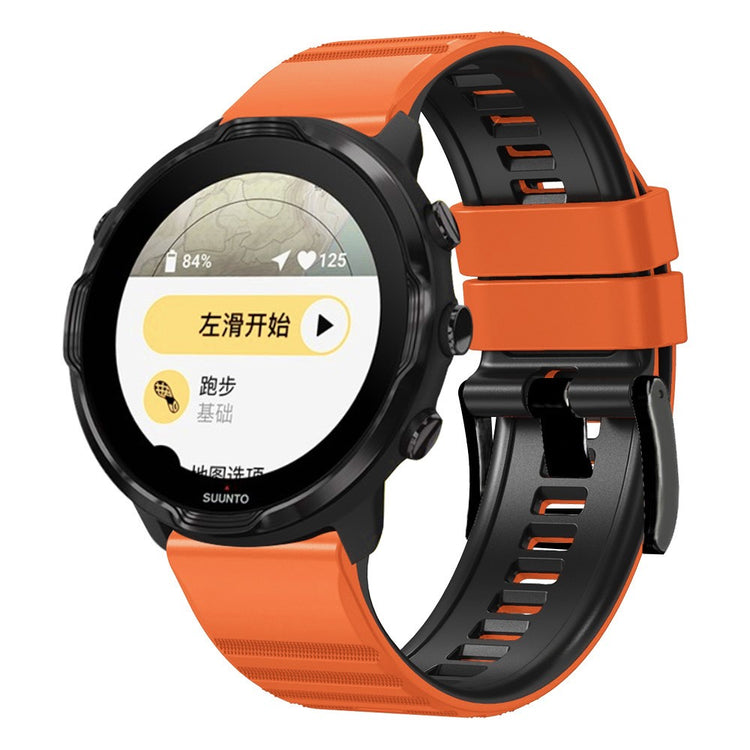 Helt Vildt Nydelig Silikone Universal Rem passer til Smartwatch - Orange#serie_8