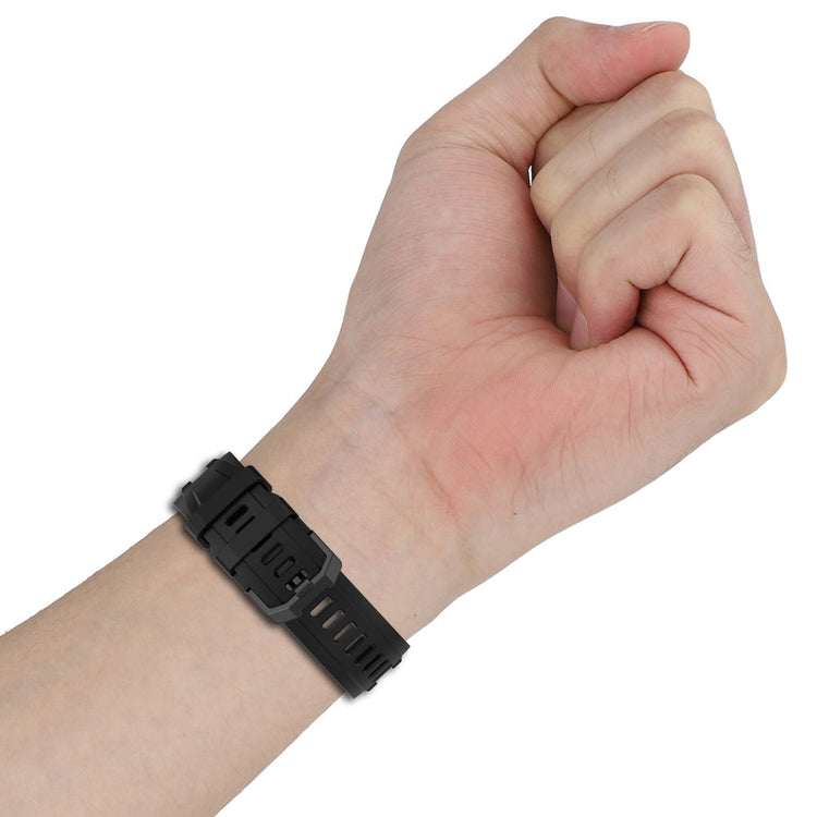 Super Fed Silikone Rem passer til Amazfit T-Rex 1 - Rød#serie_7