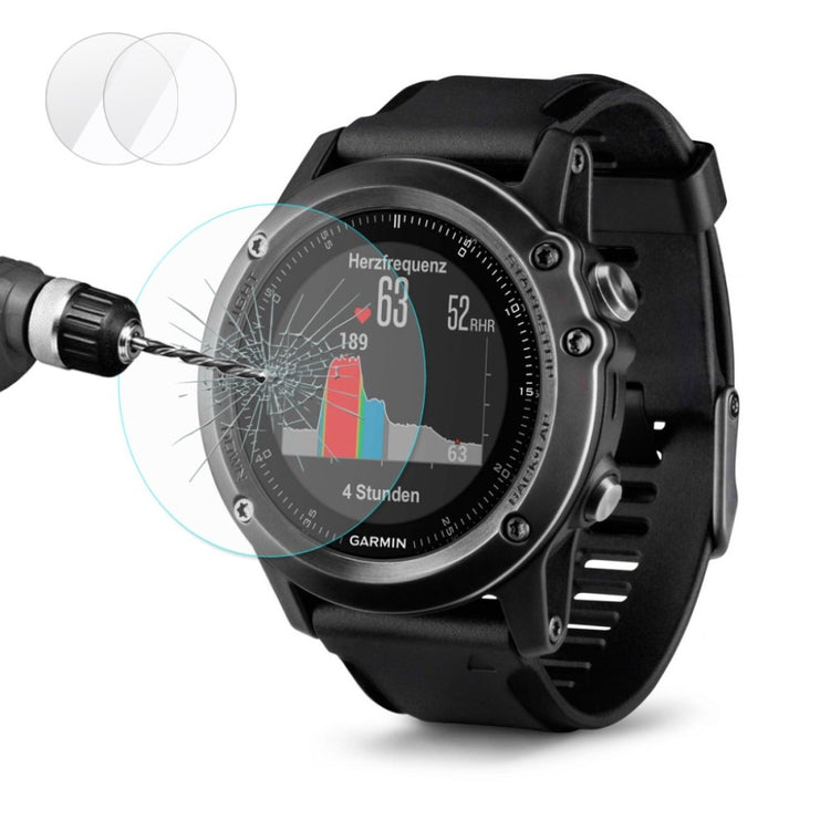 Garmin Fenix 3 Hærdet Glas  0.2mm Skærmbeskytter - Gennemsigtig#serie_014
