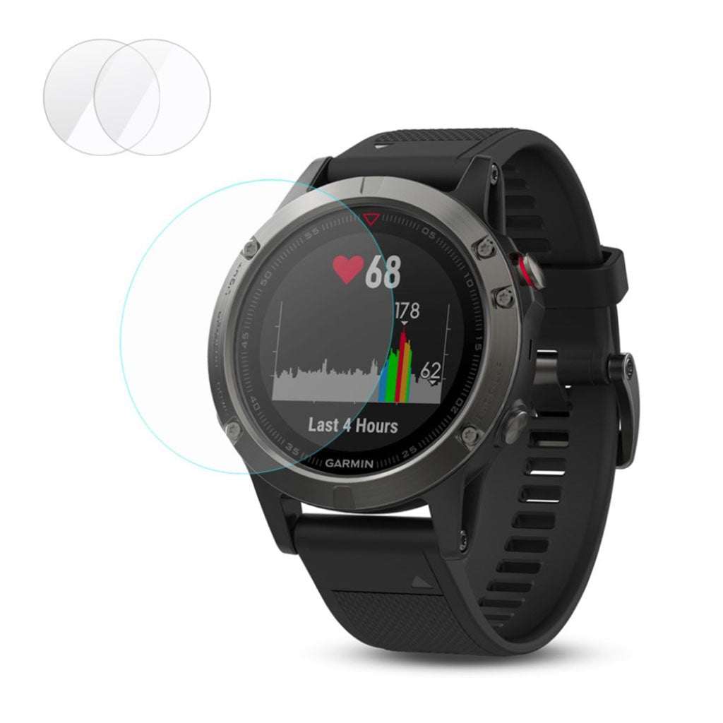 Garmin Fenix 5 Hรฆrdet Glas  0.2mm Skรฆrmbeskytter - Gennemsigtig#serie_012