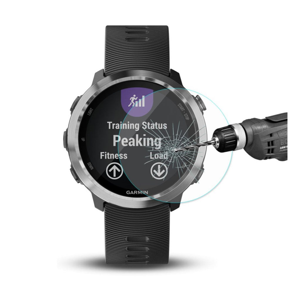 Garmin Forerunner 645 Hรฆrdet Glas Skรฆrmbeskytter - Gennemsigtig#serie_030