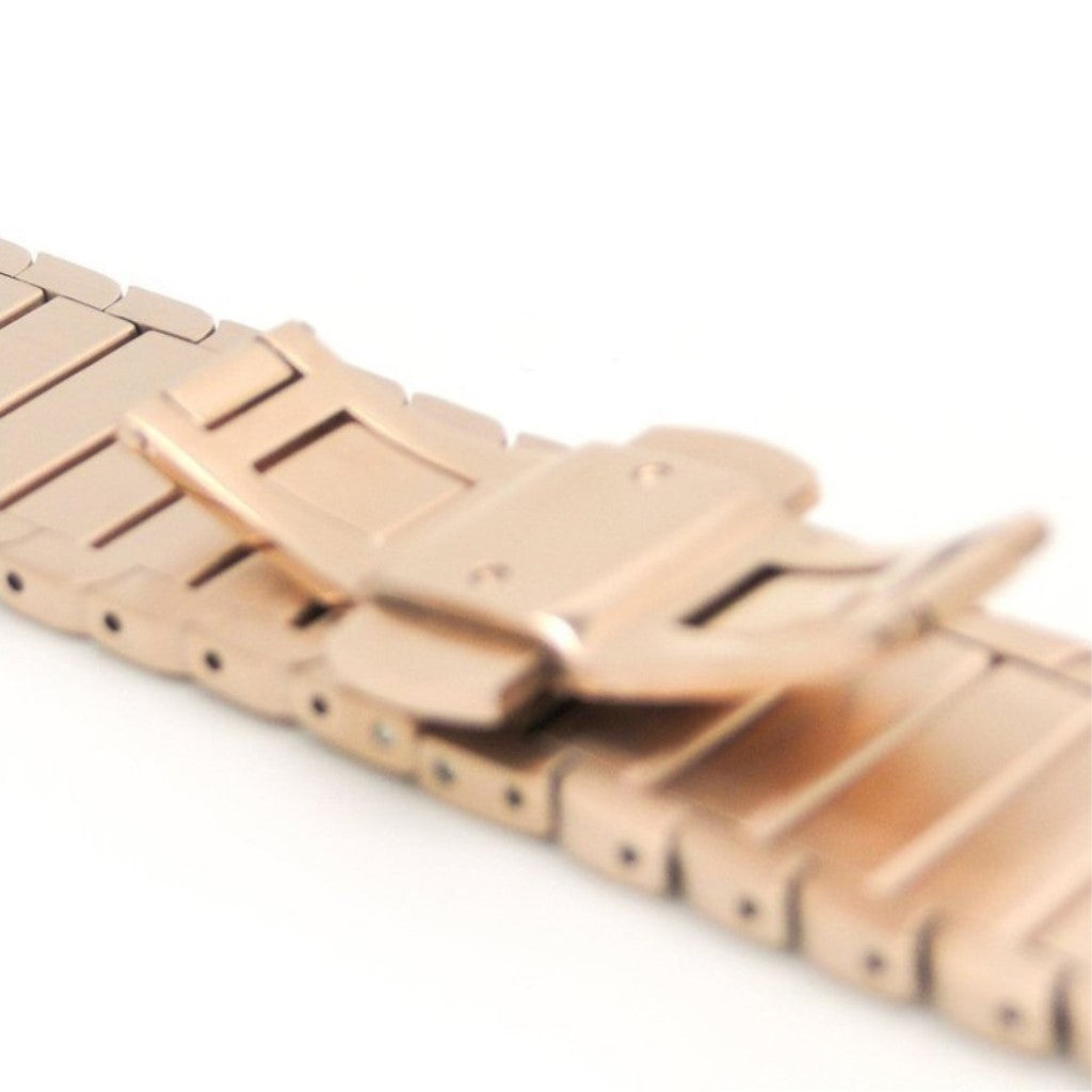 Rigtigt pænt Apple Watch Series 1-3 38mm Metal Rem - Pink#serie_2