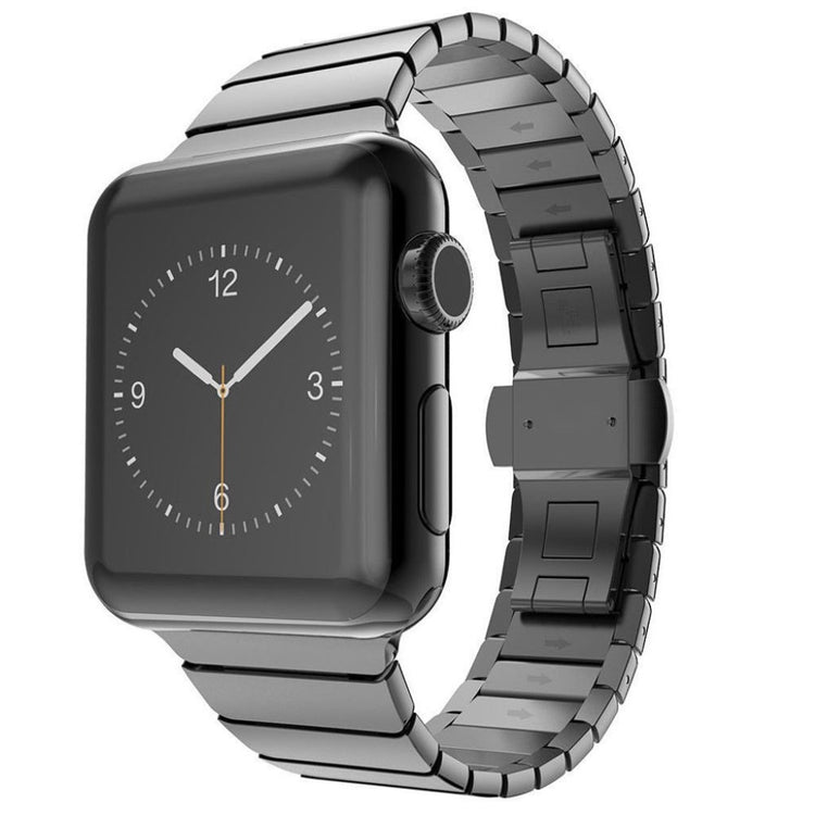 Rigtigt pænt Apple Watch Series 1-3 38mm Metal Rem - Sort#serie_4