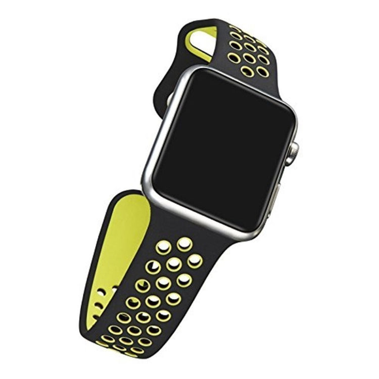 Super skøn Apple Watch Series 1-3 38mm Silikone Rem - Grøn#serie_1