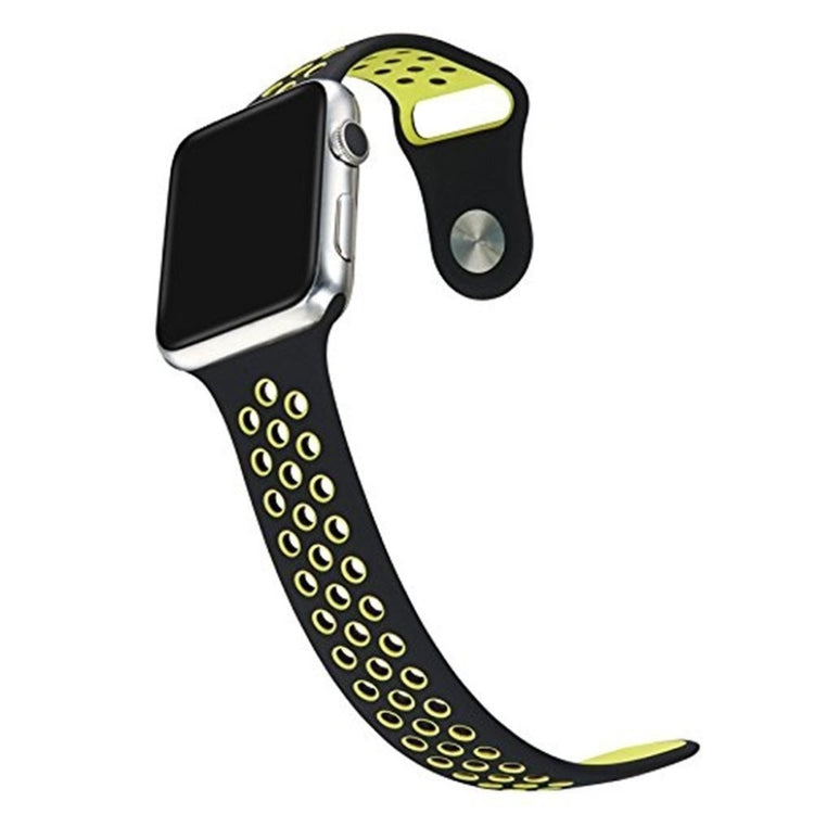 Super skøn Apple Watch Series 1-3 38mm Silikone Rem - Grøn#serie_1