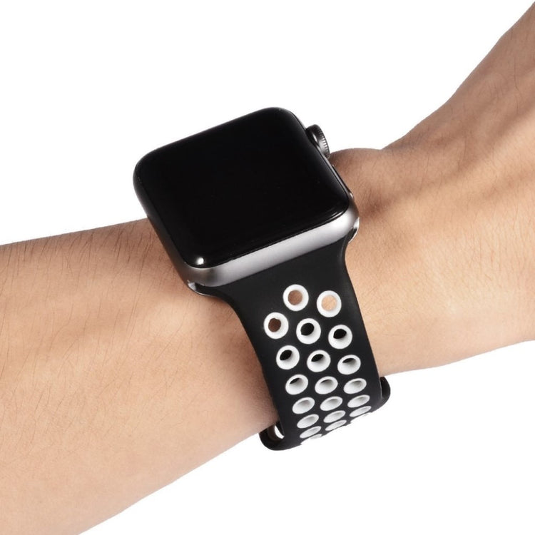 Super skøn Apple Watch Series 1-3 38mm Silikone Rem - Hvid#serie_4