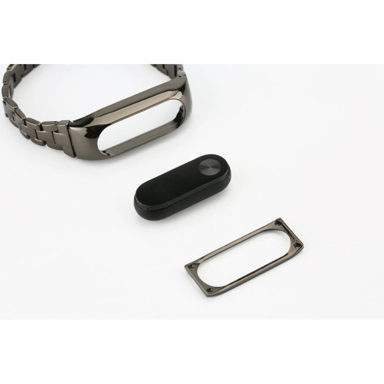 Stilfuld Xiaomi Mi Band 2 Metal Rem - Sølv#serie_2