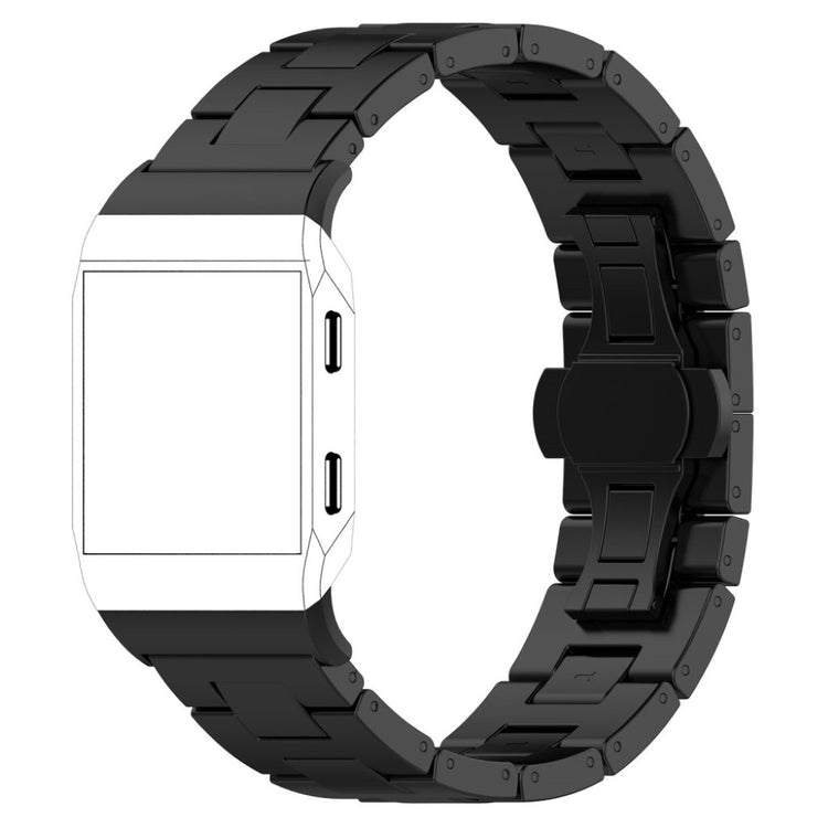 Super flot Fitbit Ionic Metal Rem - Sort#serie_3