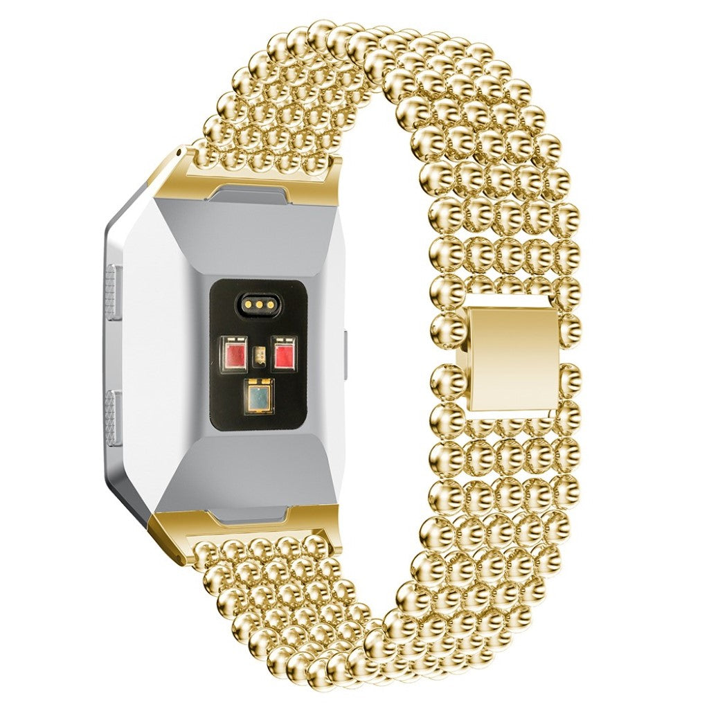 Super kønt Fitbit Ionic Metal Rem - Pink#serie_1