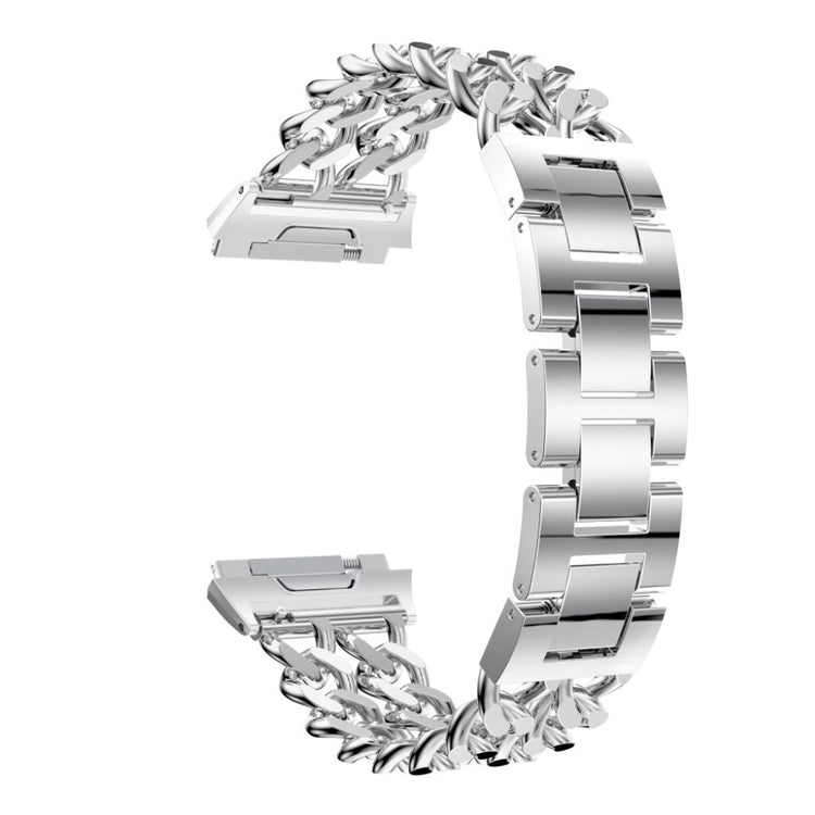 Super fint Fitbit Ionic Metal Rem - Sølv#serie_3