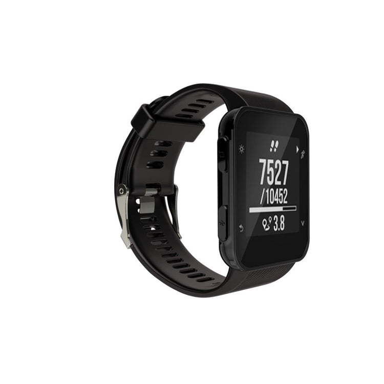 Meget smuk Garmin Forerunner 35 Silikone Rem - Sort#serie_5