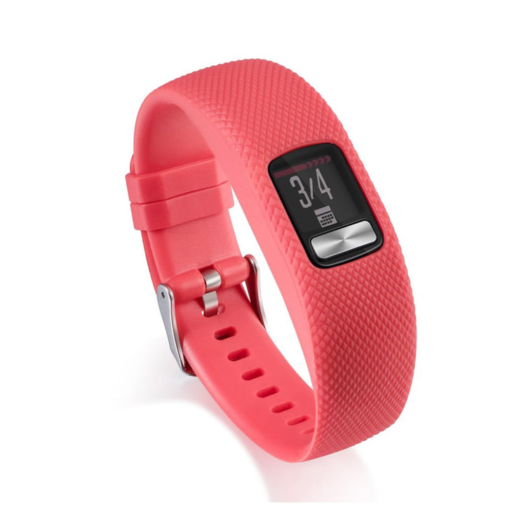 Stilfuld Garmin Vivofit 4 Silikone Rem - Rød#serie_7