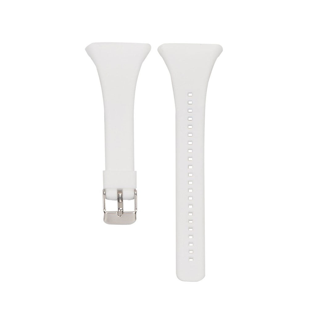 Helt vildt hårdfør Polar FT4 / Polar FT7 Silikone Rem - Hvid#serie_6