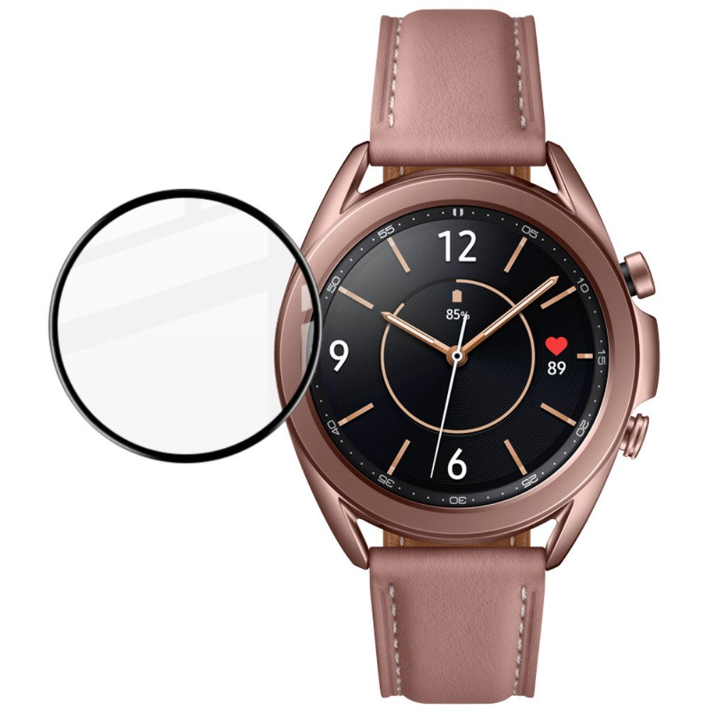 Samsung Galaxy Watch 3 (45mm) Silikone  HD Skรฆrmbeskytter - Gennemsigtig#serie_622